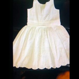 Ralph Lauren dress white 6x $325